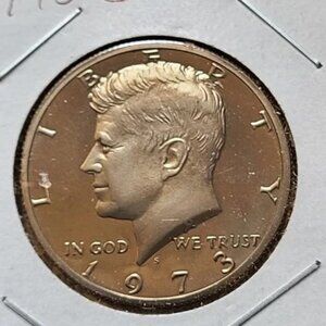 Set 1973-P, D, and S Proof Kennedy Half Dollars...Uncirculated...In Holders